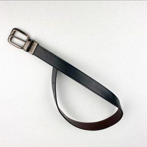 Brown/Black Reversible Leather Belt